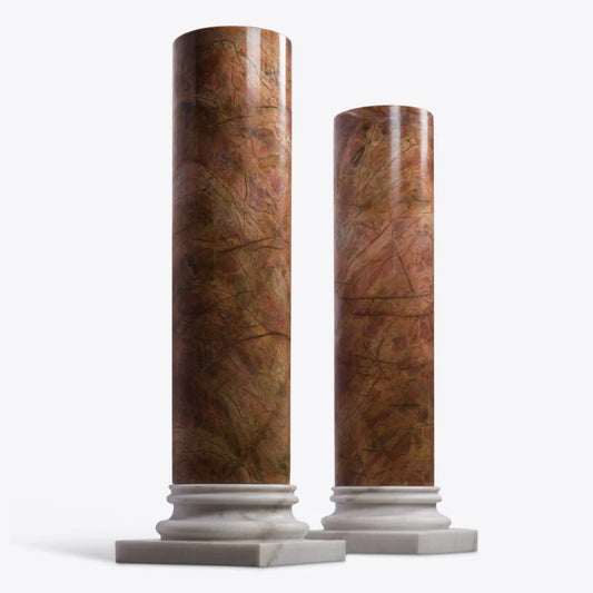 Italian Rouge Hector Marble Columns